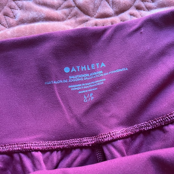 Athleta Coaster Luxe High Rise Jogger Large Petite (LP) - Picture 4 of 5